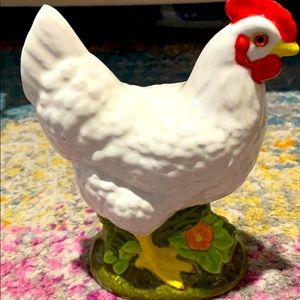 Vintage rooster ceramic figurine